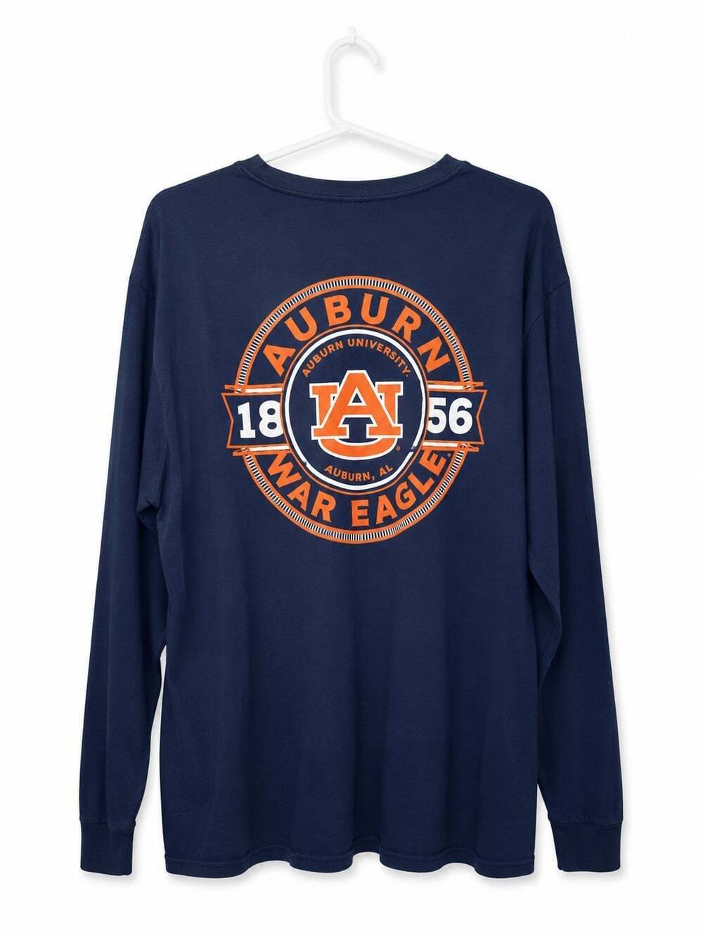 Men's Auburn Tigers Navy Comfort Colors T-Shirt Size XL NWT NCAA T20 Excellent - Picture 2 of 5
